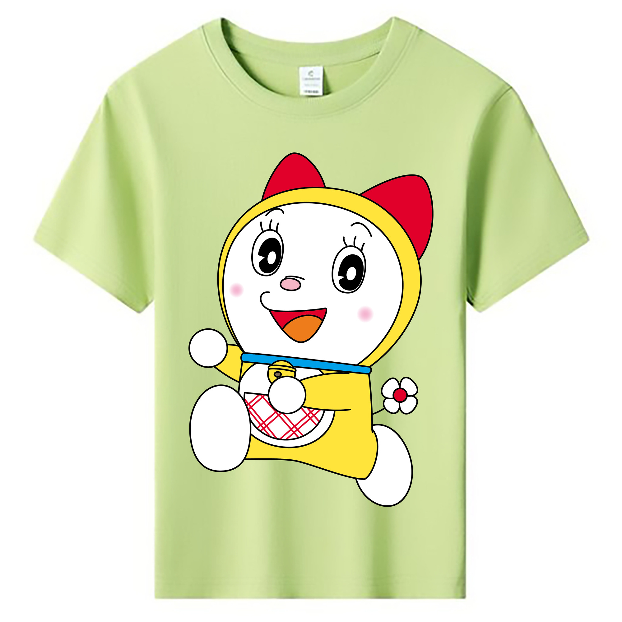 （画像用） ドラえもん ドラミ Doraemon Dorami 綿100％キッズTシャツ（フロントプリント）